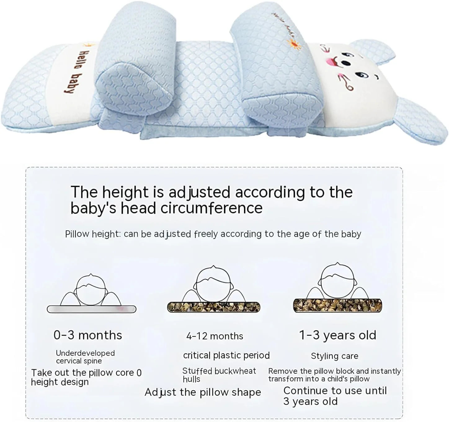 Baby Head Shaping Pillow