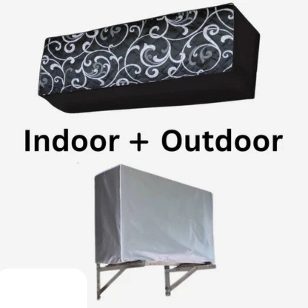 Printed Waterproof Quilted AC Cover indoor + outdoor