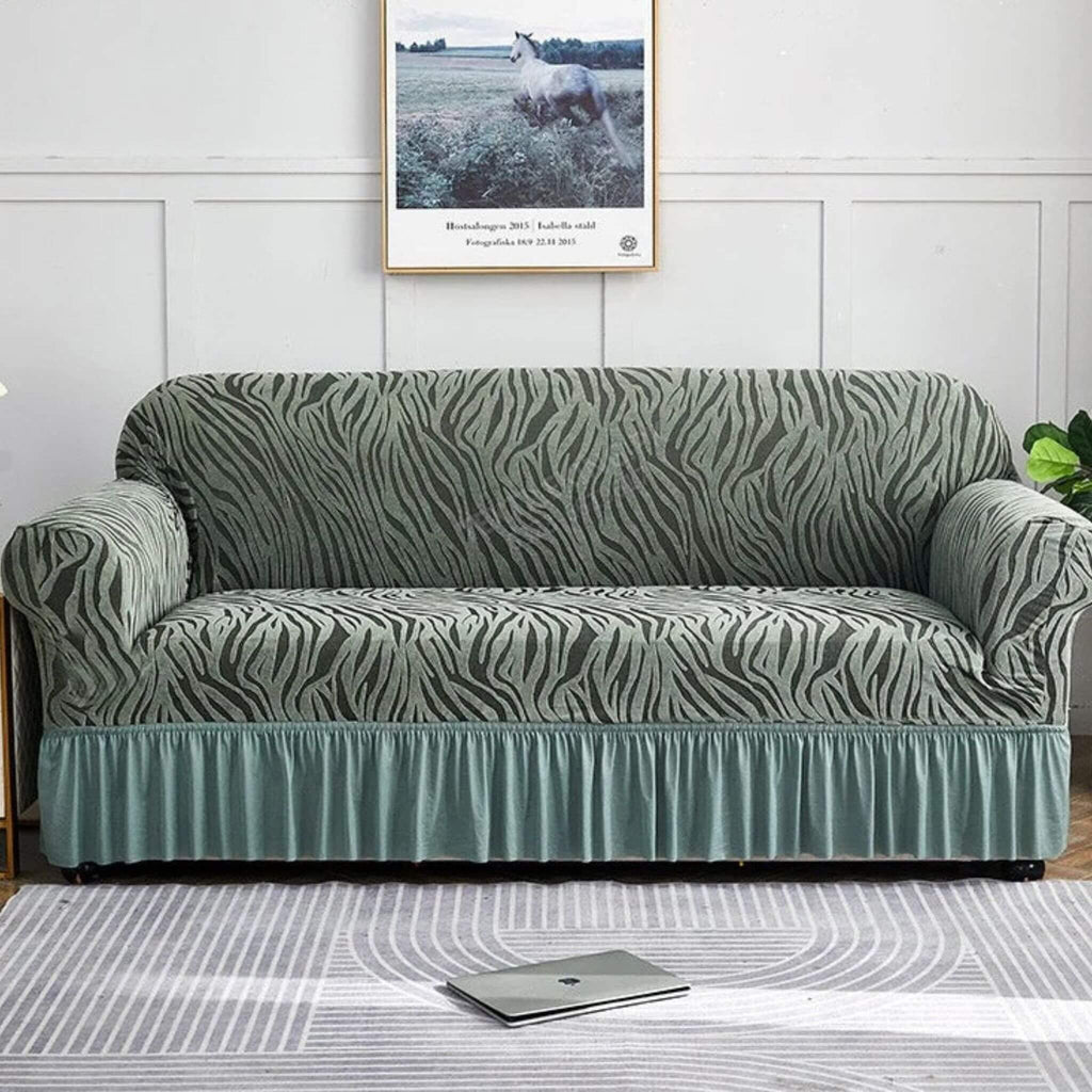 Zebra Velvet Sofa Covers